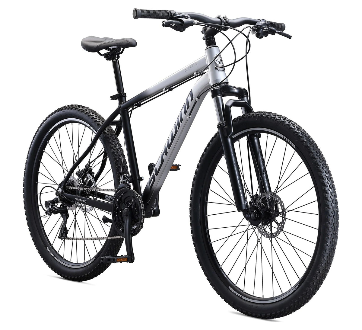 Schwinn AL Comp 27.5 in Men'S Mountain Bike, 21 Speed Adult Bicycle, Grey