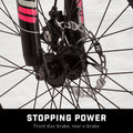 Mongoose 24 - In. Excursion Unisex Mountain Bike, Black, 21 Speeds