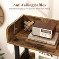 Tangkula 5-Tier Open Bookcase with Industrial Storage Unit