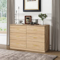 Kadyn Modern 6 Drawer Dresser Wood Cabinet, Dresser for Bedroom, Kitchen Storage Cabinet with Drawers, Chest of Drawers(Black)