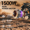 3000W Peak Dual Motor E - Bike, 52V 25AH Battery Elec - Tric Bike for Adults, 35MPH Mountain AWD 7 - Speed Snow E - Bike with 24" x 4.0 Fat Tire for Mountain Snow Hunting Commuting