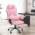 Hoffree Big and Tall Fabric Office Chair 450 lb, Executive Desk Chair with Massage Ergonomic Computer Chair with Footrest Reclining Desk Office Chair with Lumbar Support for Home Office