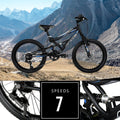 Hyper Bicycles 20" Boys Shocker Mountain Bike, Kids, Black, Recommended Age Group 8 to 13 Years Old