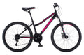 Mongoose 24 - In. Excursion Unisex Mountain Bike, Black, 21 Speeds
