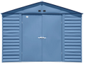 Arrow Select Steel Storage Shed, 10x14, Blue Grey