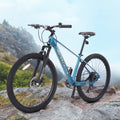 SPATIAL 24/26/27.5/29 in Mountain Bike, 8/21 Speed Lightweight Aluminum Magensium Frame Mountain Bicycle, Fits Men Women Teenagers Adult Disc Brake MTB Bicycle