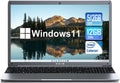 SGIN 15.6 in Laptop 12GB DDR4 512GB SSD Windows 11 with Intel Celeron N5095A Full HD 1920x1080