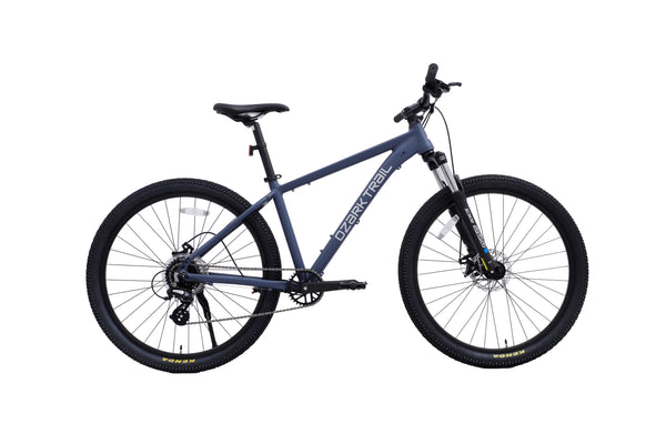 27.5" Ozark Trail M.2 Ridge Mountain Bike, Medium Frame, Fits Riders 5'3" - 5'8", Blue, Adult, Unisex