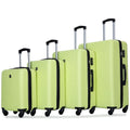 Travelhouse 4 Piece Hardshell Luggage Set Hardside Lightweight Suitcase with TSA Lock Spinner Wheels.(Blue)
