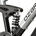 24" Ozark Trail FS.1 Epictrail Full Suspension Mountain Bike, for Teens and Adults, Heights Between 4'6" - 5'6", Silver