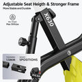 Pooboo 4in1 Folding Exercise Bike Indoor Cycling Bike Stationary Magnetic X Bike Gym Workout 300 lb Easy to Get on/Off