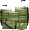 MIUSSE Luggage Sets 3 Piece, 20 in Carry on Luggage with Wheels, 100% PC Hardshell Suitcase with TSA Lock, Carry on Suitcases Airline Approved with Travel Backpack for Men Women